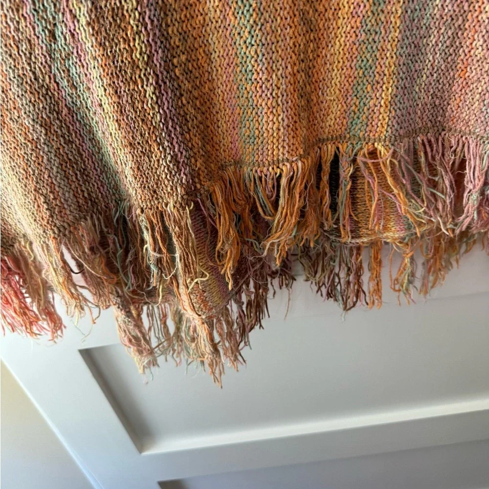 Free People Radiate Sweater in Confetti Combo Pastel Fringe Knit - Picture 9 of 14